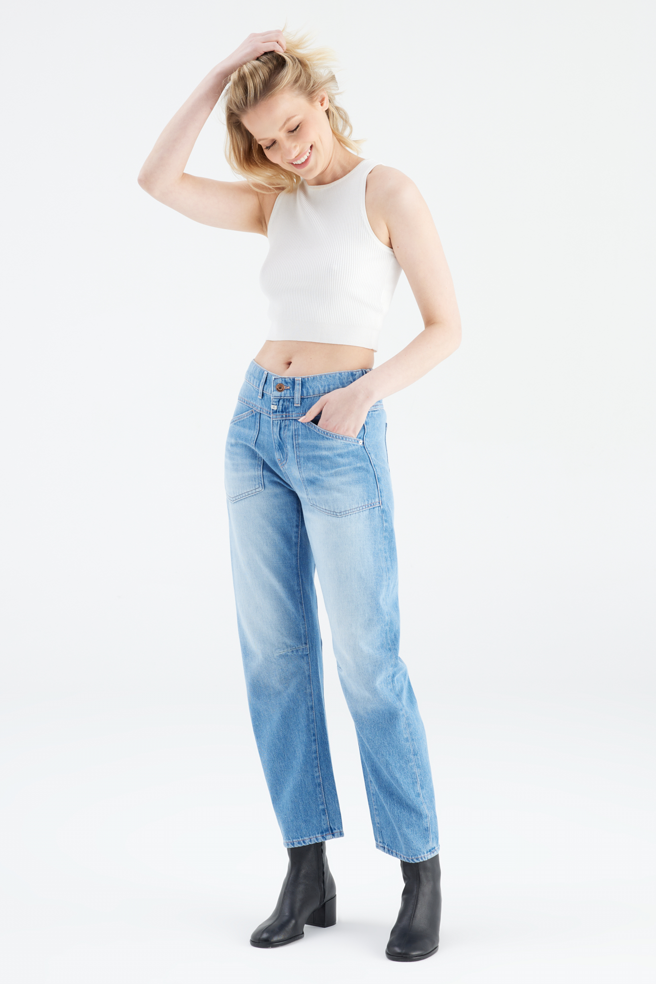 COJ Jeans Selena - Medium Blue - Afbeelding 4