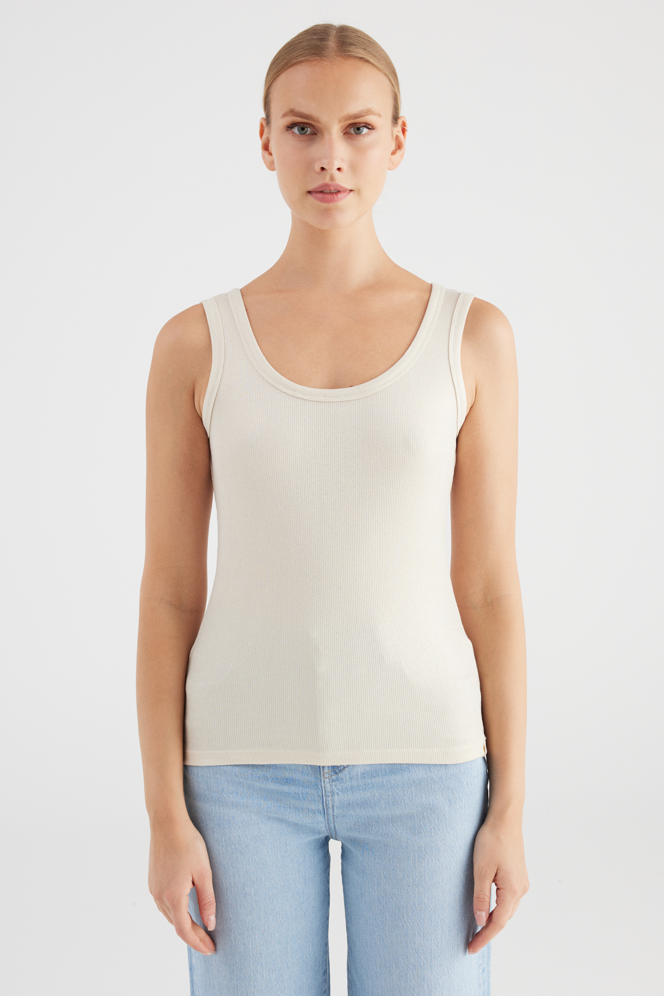 COJ Jeans - Top Olivia Gold Pearl - Afbeelding 2