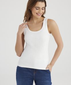 Alternative view of COJ Jeans- Top Olivia White Pearl