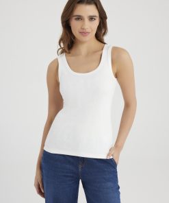 COJ Jeans- Top Olivia White Pearl