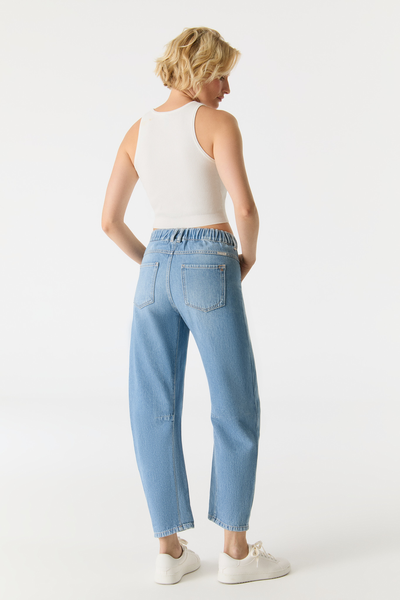 COJ Jeans Selena - Patched Medium Blue - Afbeelding 3