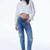 COJ Jeans Victoria - Medium Blue Damaged