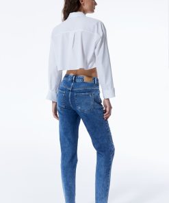 Alternative view of COJ Jeans Victoria - Medium Blue Damaged