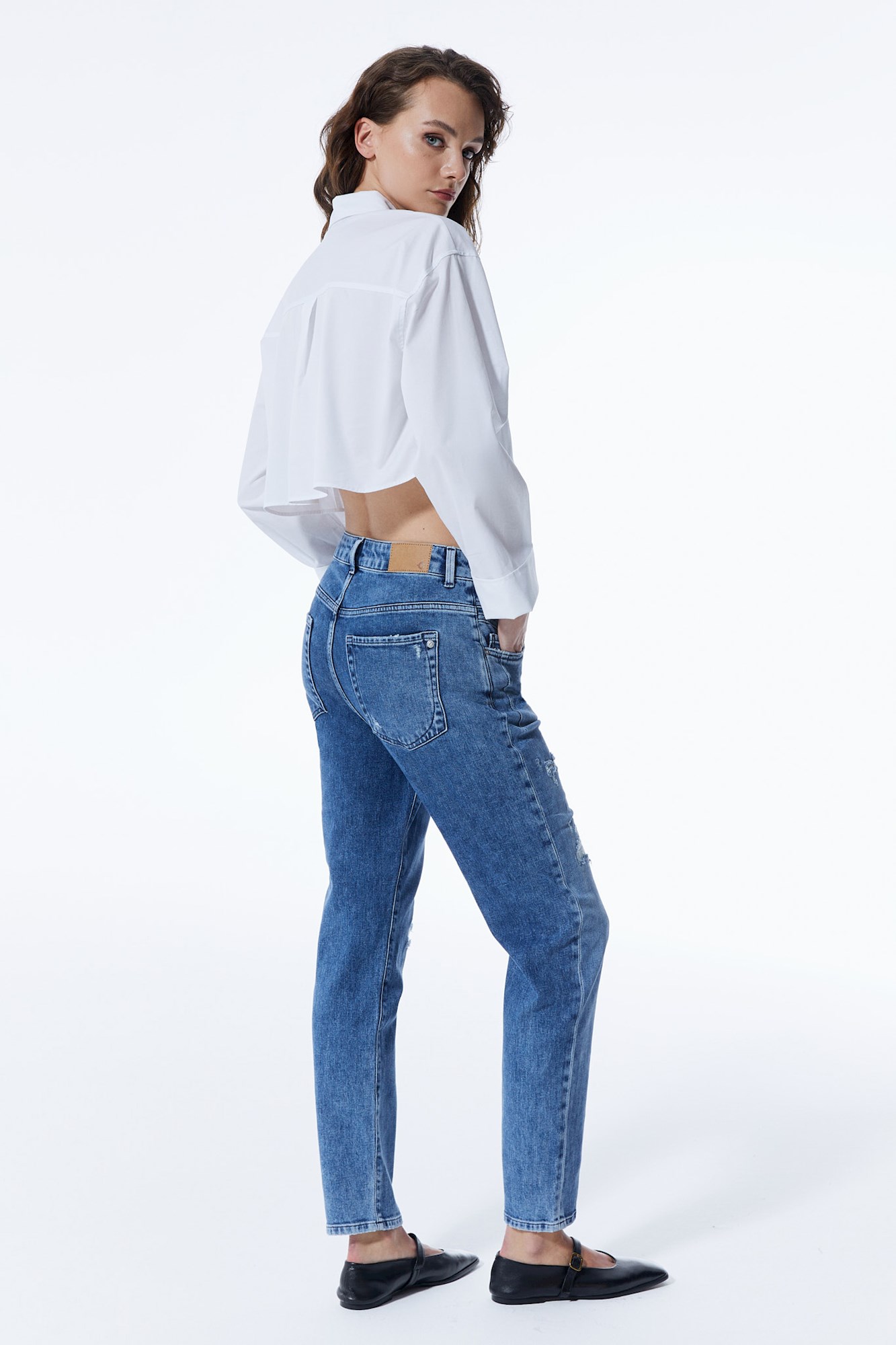 COJ Jeans Victoria - Medium Blue Damaged - Afbeelding 3