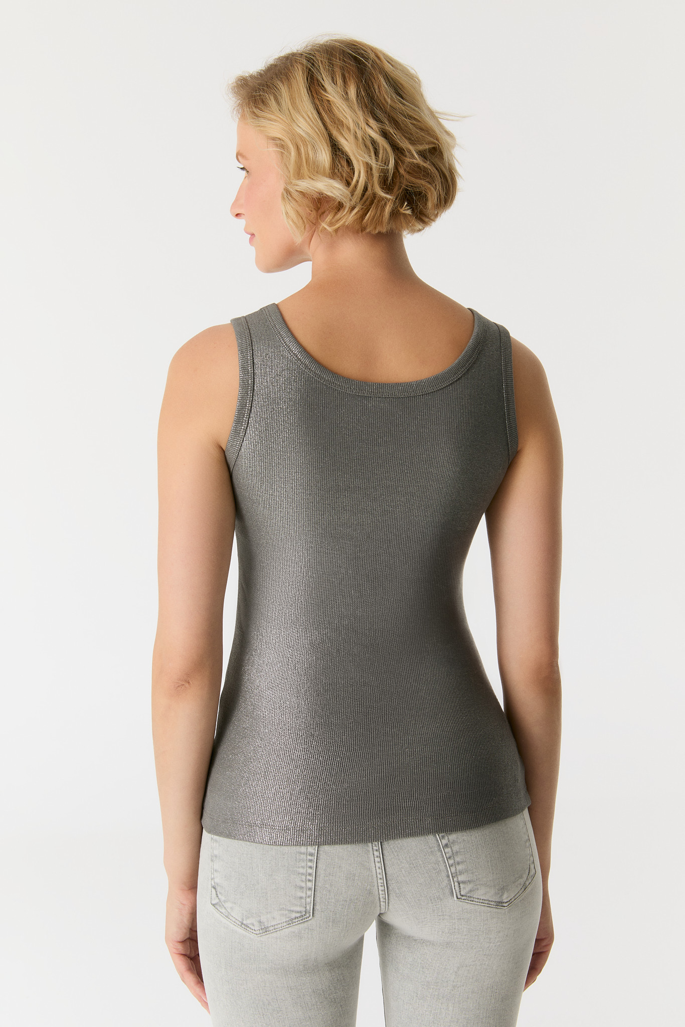 COJ - Top Olivia Grey Pearl - Afbeelding 4
